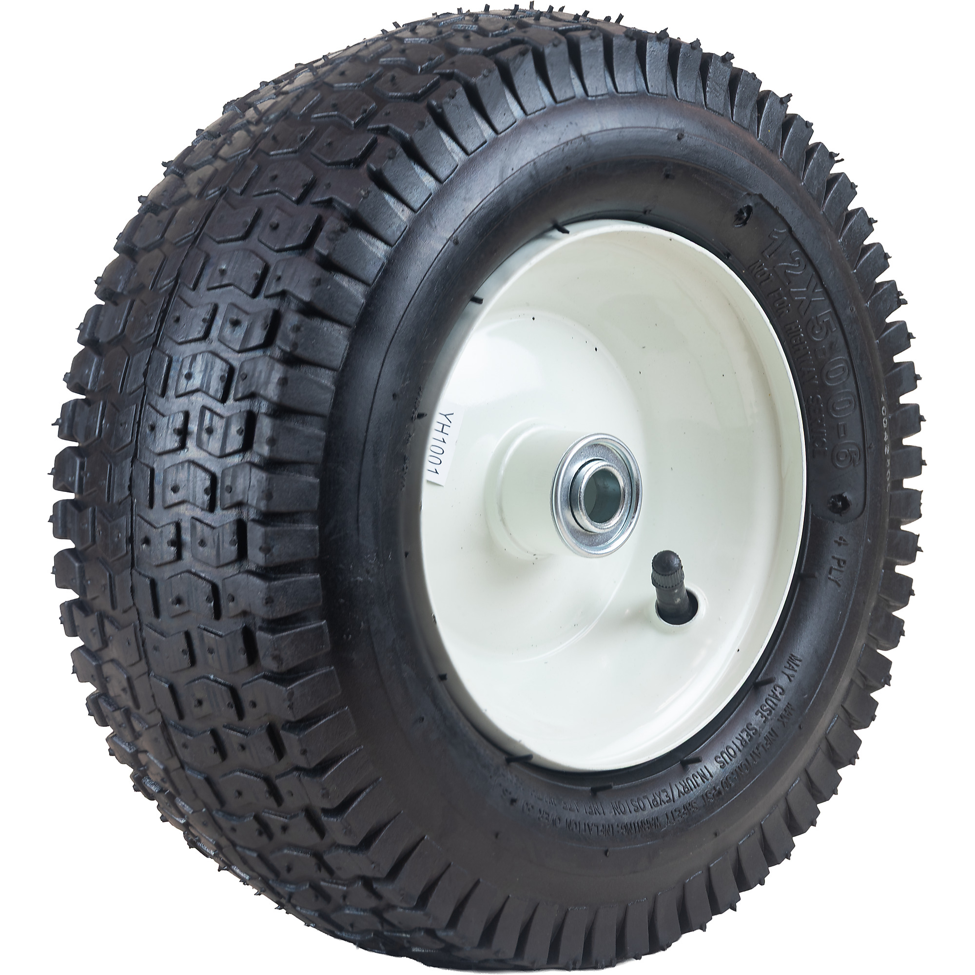 Hi-Run 12X5.00-6 SU12 Pneumatic Tire Assembly (5/8" Centered) , YH1001